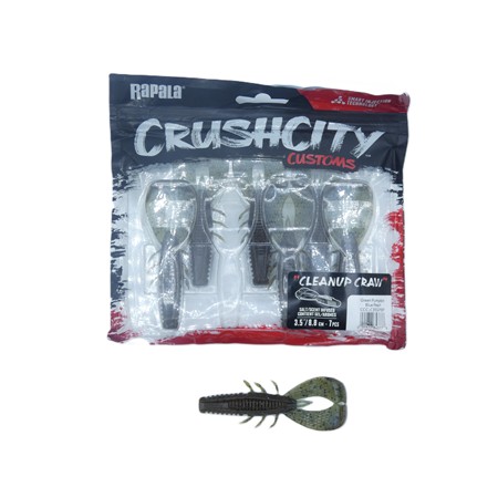 Leurre Souple Rapala Crushcity Cleanup Craw - 9Cm - Gpbp - Par 7
