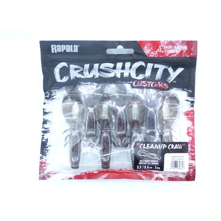 Leurre Souple Rapala Crushcity Cleanup Craw - 9Cm - Gpbp - Par 7