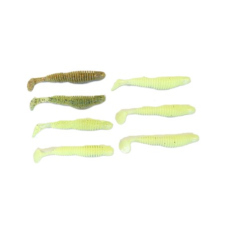 Leurre Souple Reins Bubbling Shad 8Cm - Couleur 013 - Par 7