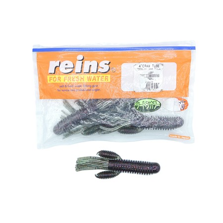 Leurre Souple Reins Craw Tube - 10Cm - Miso Craw