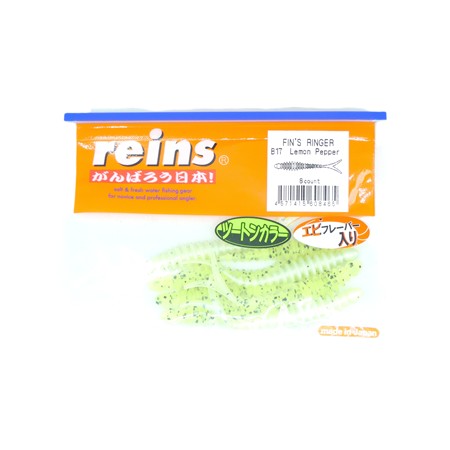 Leurre Souple Reins Fin's Ringer 3” - 7.5Cm - Lemon Pepper