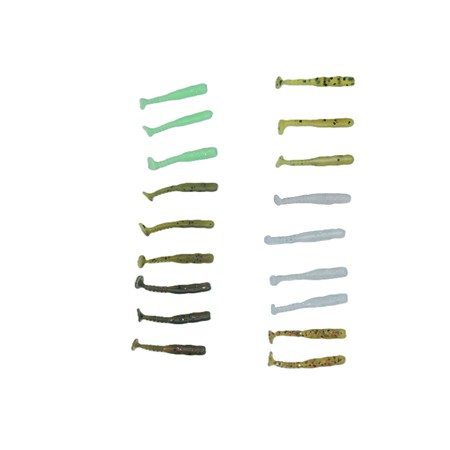 Leurre Souple Reins Rockvibe Shad 1.2” - 3Cm - 129 - Glow Chart Silver