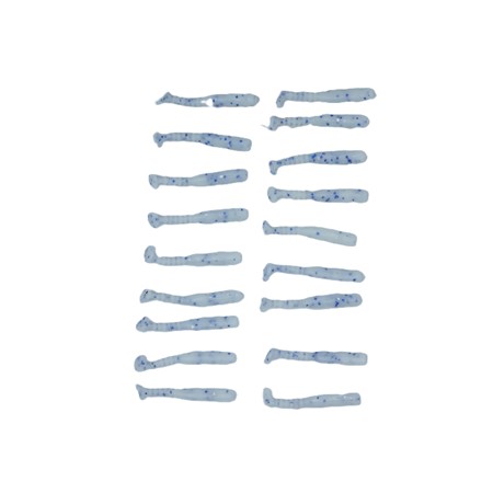 Leurre Souple Reins Rockvibe Shad 1.2” - 3Cm - 129 - Glow Chart Silver