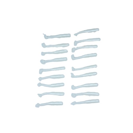 Leurre Souple Reins Rockvibe Shad 1.2” - 3Cm - 129 - Glow Chart Silver