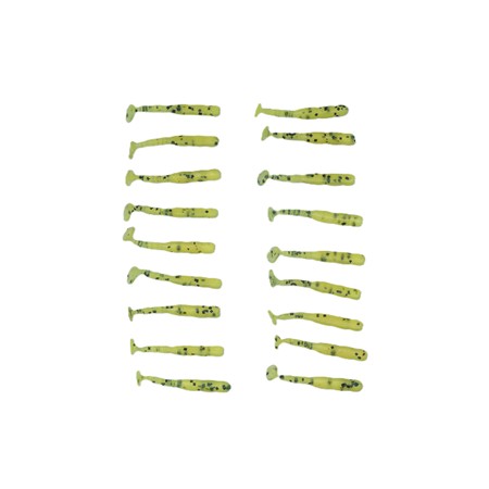 Leurre Souple Reins Rockvibe Shad 1.2” - 3Cm - 129 - Glow Chart Silver
