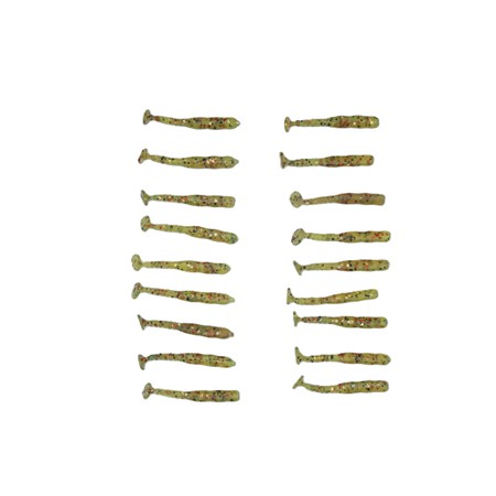 Leurre Souple Reins Rockvibe Shad 1.2” - 3Cm - 129 - Glow Chart Silver