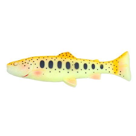 Leurre Souple Savage Gear 3D Craft Trout Pulsetail - 20Cm - Golden Albino