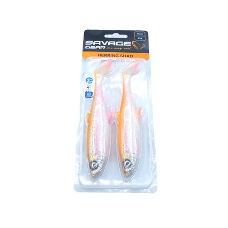 Leurre Souple Savage Gear 3D Herring Shad V2 - 15Cm - Albino - Par 2
