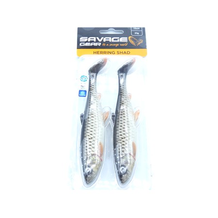 Leurre Souple Savage Gear 3D Herring Shad V2 - 15Cm - Bream - Par 2