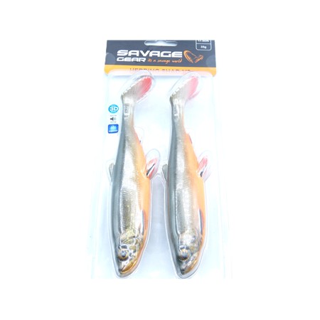 Leurre Souple Savage Gear 3D Herring Shad V2 - 17.5Cm - Artic Char - Par 2