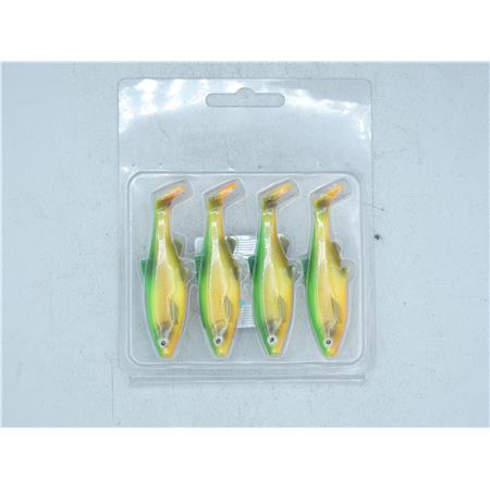 Leurre Souple Savage Gear 3D Lb Roach Paddle Tail - 7.5Cm - Firetiger - Par 4