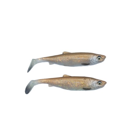 Leurre Souple Savage Gear 4D Herring Shad - 9Cm - Dirty Roach - Par 2