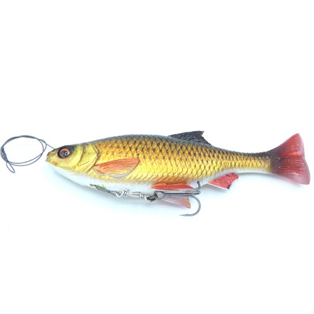 Leurre Souple Savage Gear 4D Line Thru Pulse Tail Roach - 18Cm - Rudd