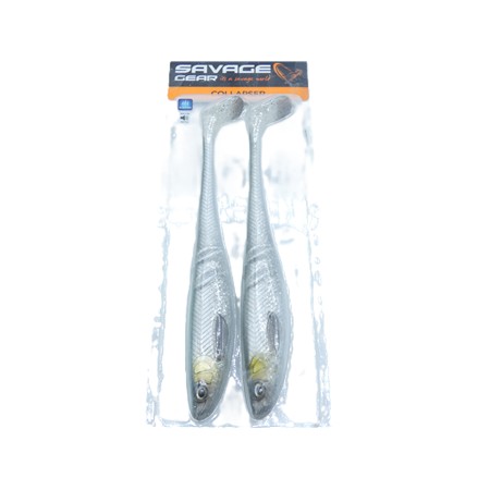 Leurre Souple Savage Gear Collapser - 18Cm - Green Silver - Par 2