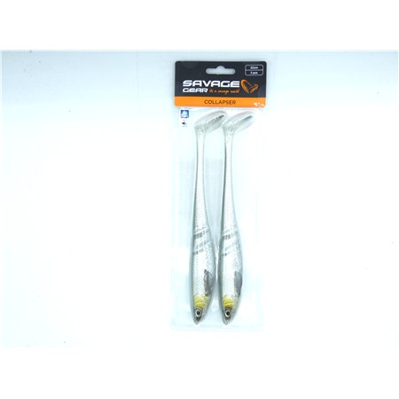 Leurre Souple Savage Gear Collapser - 22Cm - Green Silver
