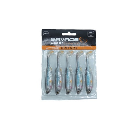 Leurre Souple Savage Gear Craft Shad - 10Cm - Roach - Par 5