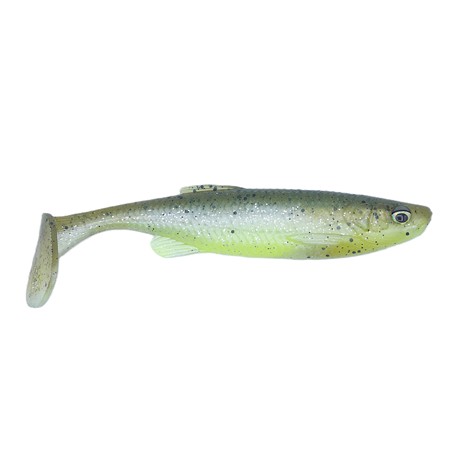 Leurre Souple Savage Gear Fat T-Tail Minnow - 13Cm - Green Pearl