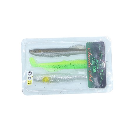 Leurre Souple Savage Gear V3ib 105 - Santa Set - Par 3