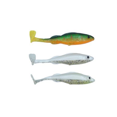 Leurre Souple Sico Lure Shad Big Paddle 155 - 15.5Cm - Flashy - Par 3