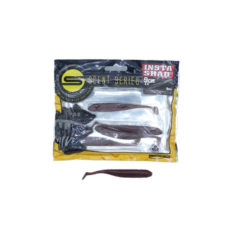 Leurre Souple Spro Scent Series Insta Shad 90 - 9Cm - Hot Chili - Par 5