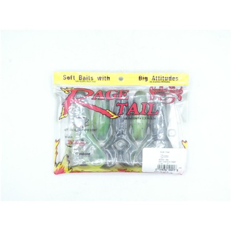 Leurre Souple Strike King Rage Toad - 10Cm - Green Pumpkin Chart Laminate - Par 5