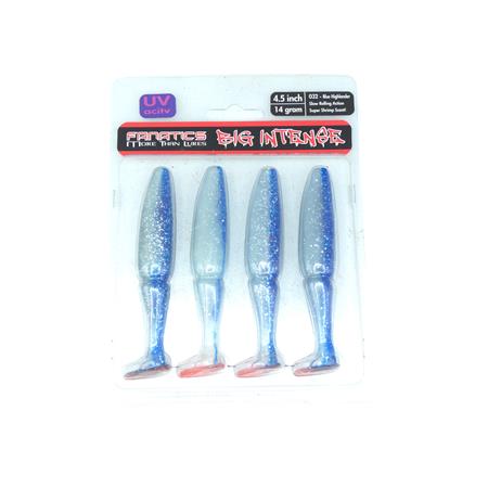 Leurre Souple Stucki Fishing Big Intense Shad - 11.5Cm - Blue Highlander - Par 4