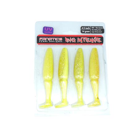 Leurre Souple Stucki Fishing Big Intense Shad - 11.5Cm - Yellow Submarine - Par 4