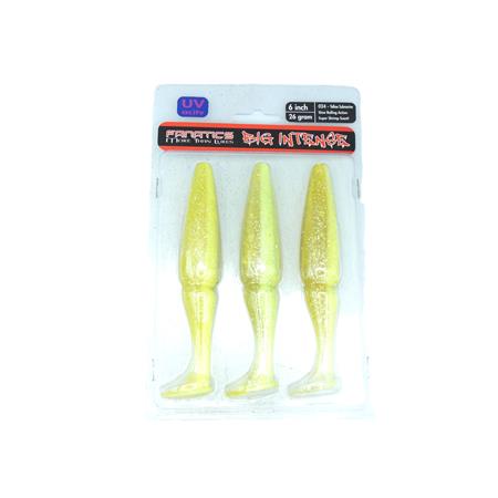 Leurre Souple Stucki Fishing Big Intense Shad - 15Cm - Yellow Submarine - Par 3