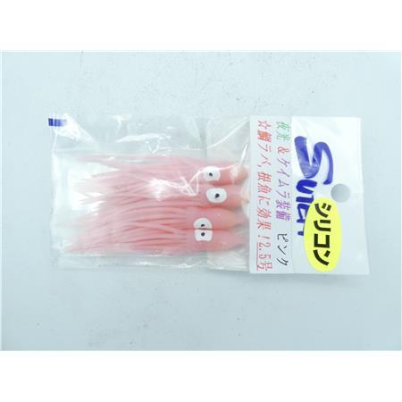 Leurre Souple Suteki Yamai Octopus 7.6Cm - Pink Glitter - Par 4