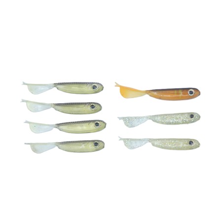 Leurre Souple Tiemco Super Hovering Pdl - Lot De 7 - Par 7