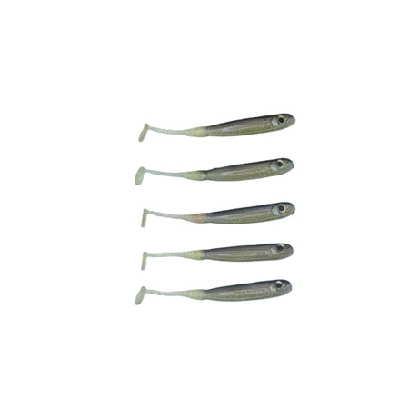 Leurre Souple Tiemco Super Shad Tail Pdl 8Cm - Lot De 5  - Par 5