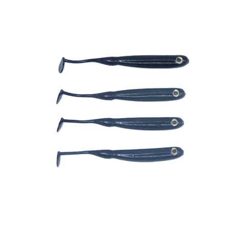 Leurre Souple Tiemco Super Shadtail Pdl - Lot De 4 - Par 4