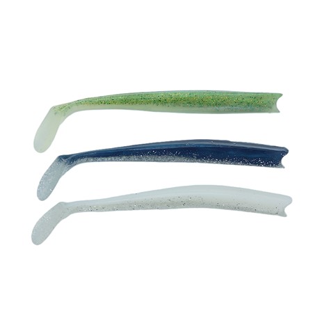 Leurre Souple Ultimate Fishing Sayori Shad Medium - 19Cm - Aji Silver Glitter - Par 3