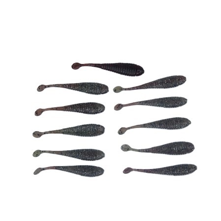 Leurre Souple Valley Hill Noike Kem Kem Shad - Couleur 02 - Par 10