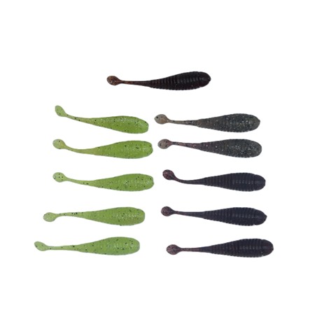 Leurre Souple Valley Hill Noike Kem Kem Shad - Couleur 02 - Par 10