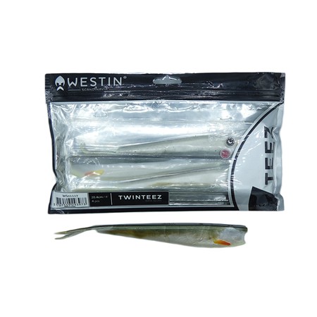 Leurre Souple Westin Twin Teez - 20Cm - Real Deal - Par 4