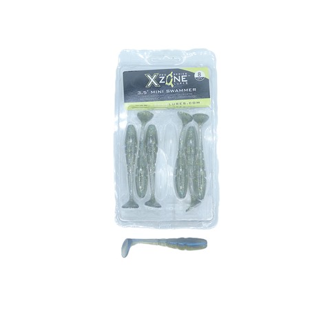Leurre Souple X Zone Lures Pro Series Mini Swammer - 9Cm - 837 - Par 7