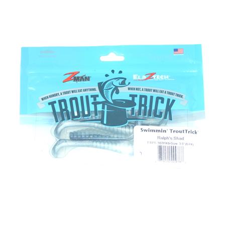 Leurre Souple Zman Swimmin’ Trout Trick 3,5’’ - 9Cm - Ralph’S Shad - Par 6