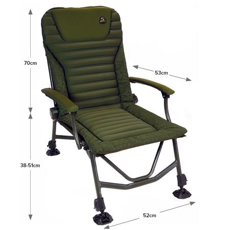 LEVEL CHAIR CARP SPIRIT MAGNUM CHAIR DELUXE EVO