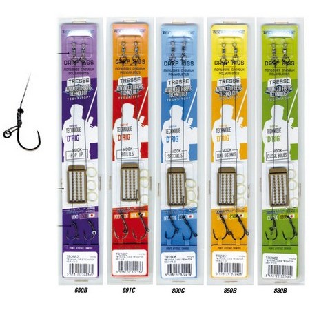 Líder Montado Technipêche Technical Rigs D-Rig - Pack De 2