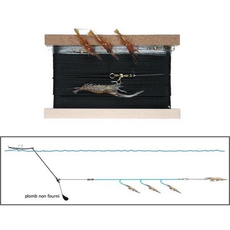 Línea De Curricán Flashmer Crevettes