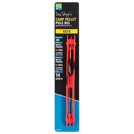 Línea Montada Preston Innovations Carp Pellet Pole Rig