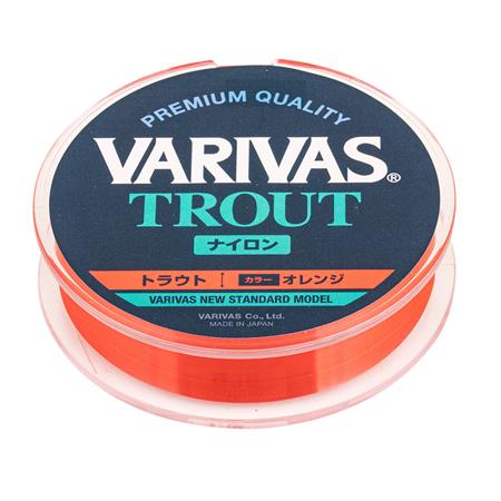 LINHA - 100M VARIVAS TROUT NYLON ORANGE - 100M