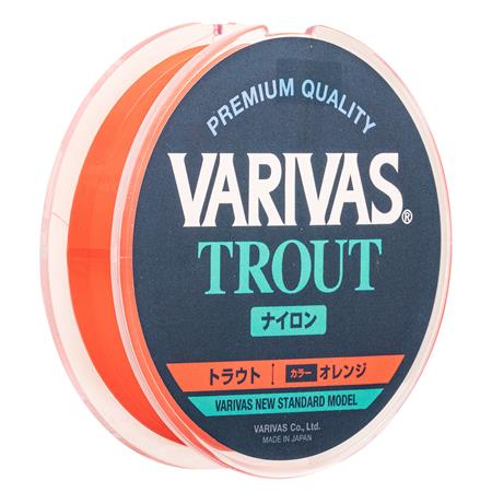 Linha - 100M Varivas Trout Nylon Orange - 100M