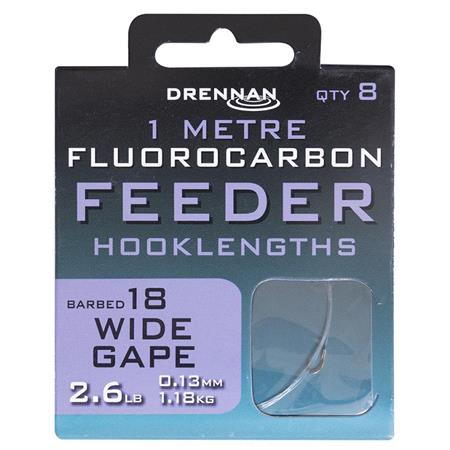 Linha De Baixo Drennan Fluoro Feeder Wide Gape