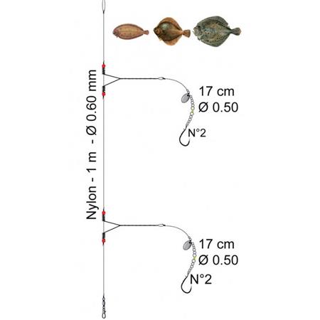 LINHA DE FUNDO FLASHMER MULTI-PERLES