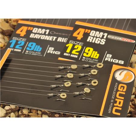 LINHA DE FUNDO GURU QM1 BAIT BAND READY RIGS 4