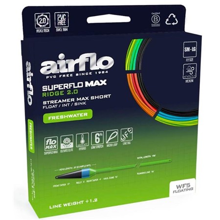 Linha De Mosca Airflo Superflo Max Ridge 2.0 Streamer Max Short Fly Line