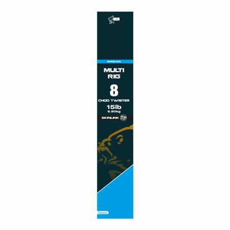 Linha De Pesca Montada Nash Multi Rig Barbless