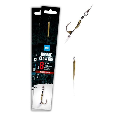 Linha Montada De Baixo Nash Ronnie Claw Rig